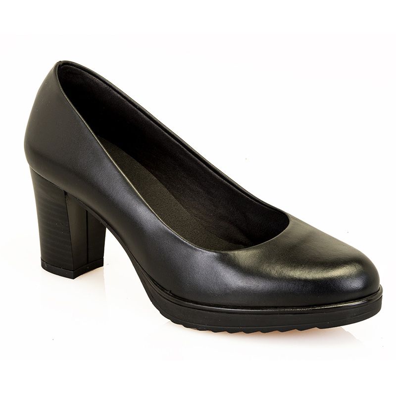 Zapato con estilo salón Lola Torres en color negro