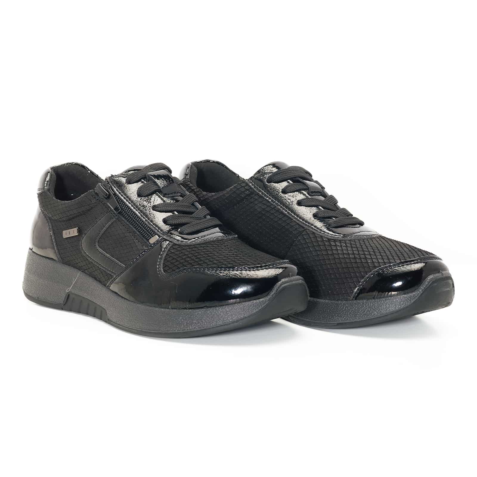 zapato mujer gComfort negro cremallera 8