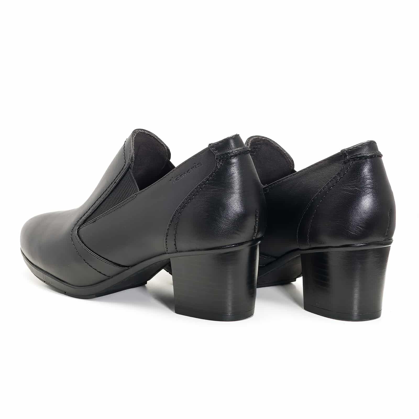 zapato vestir negro tamaris 9