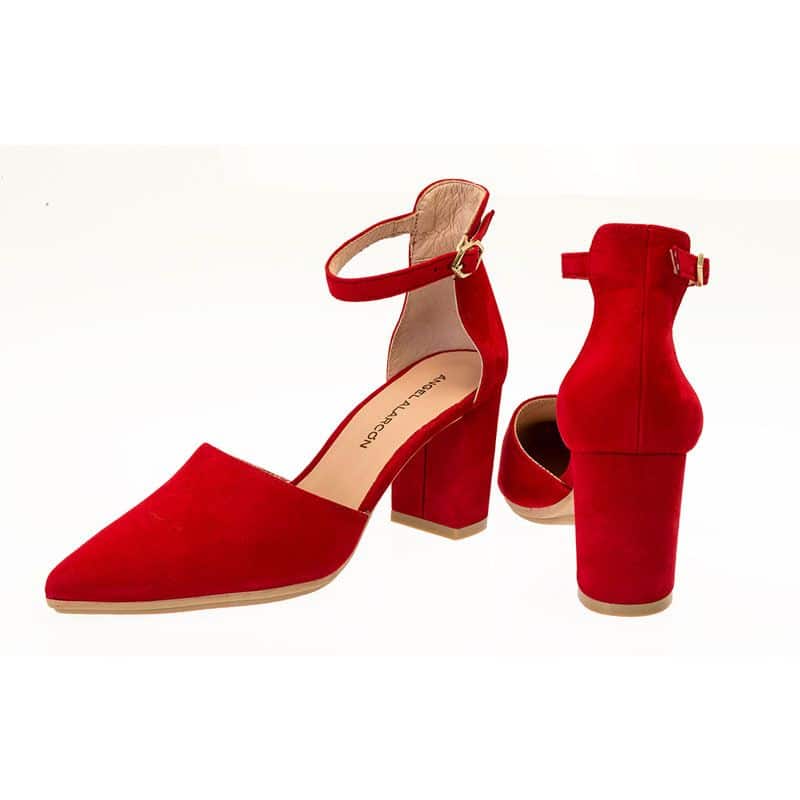 zapatos de novia color rojo ada cat