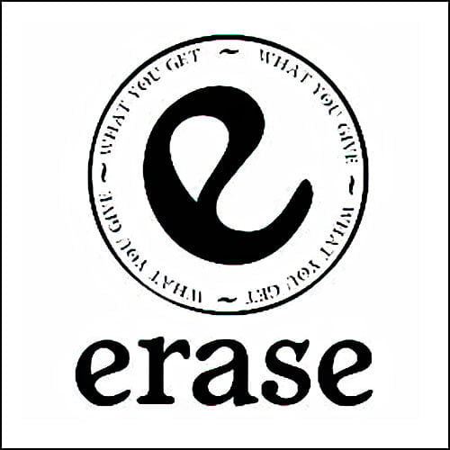 Logotipo de marca de calzado Erase