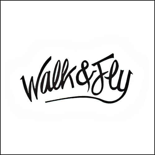 Logotipo de lamarca de calzado Walk & Fly