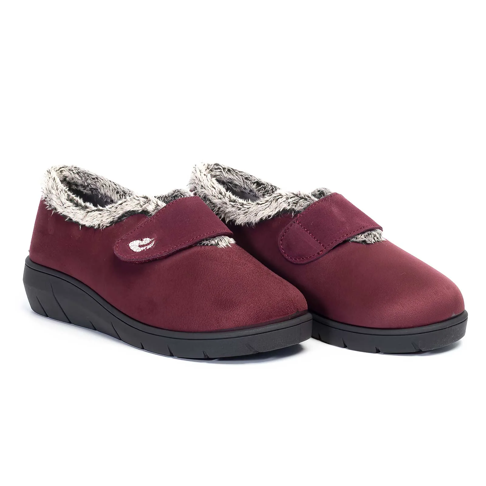 Zapatilla CORUÑA granate - Imagen 3