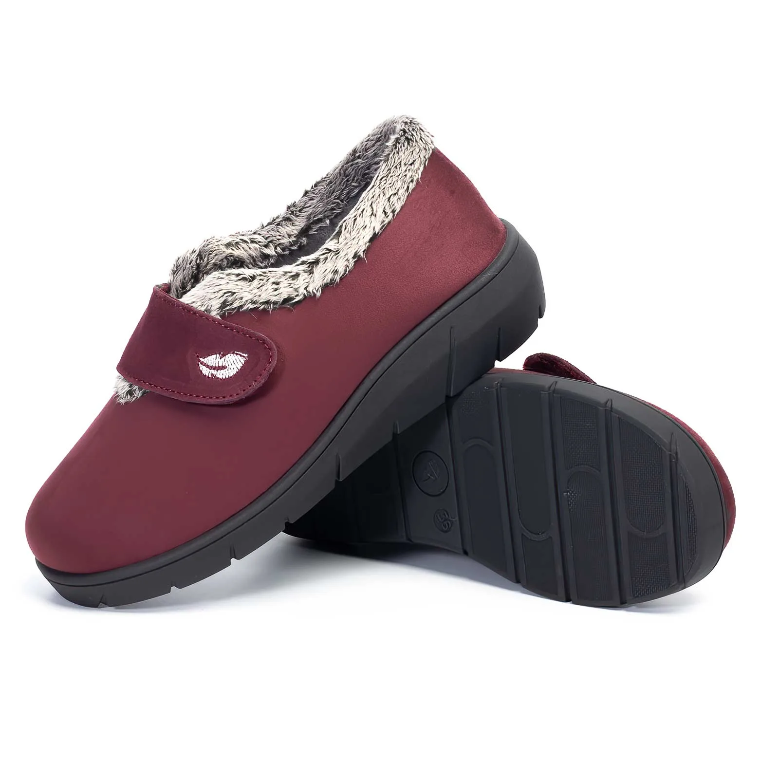 Zapatilla CORUÑA granate - Imagen 5