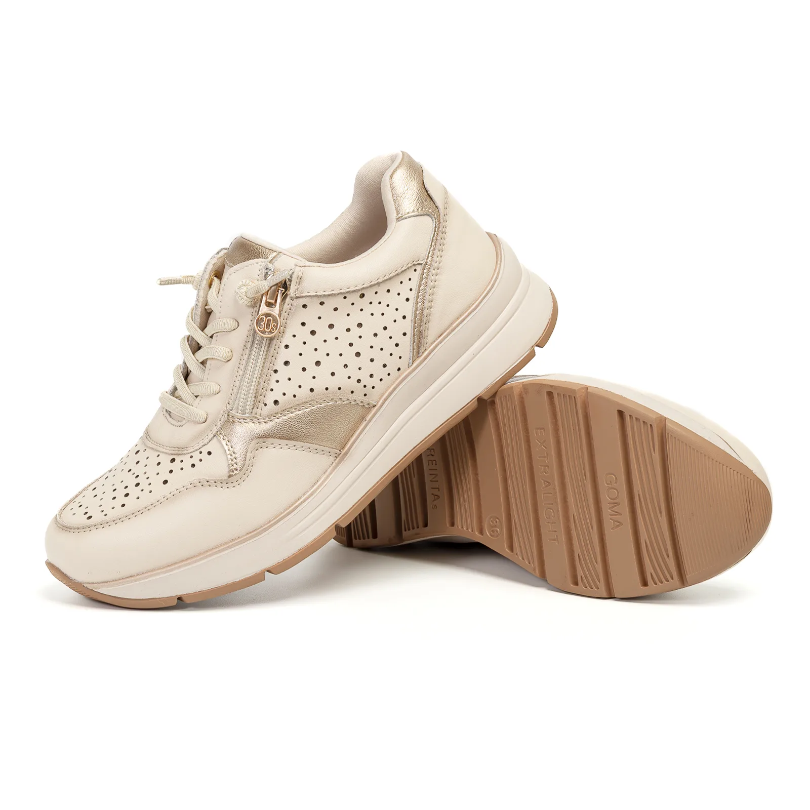 Sneaker MARIAN Beige - Imagen 5
