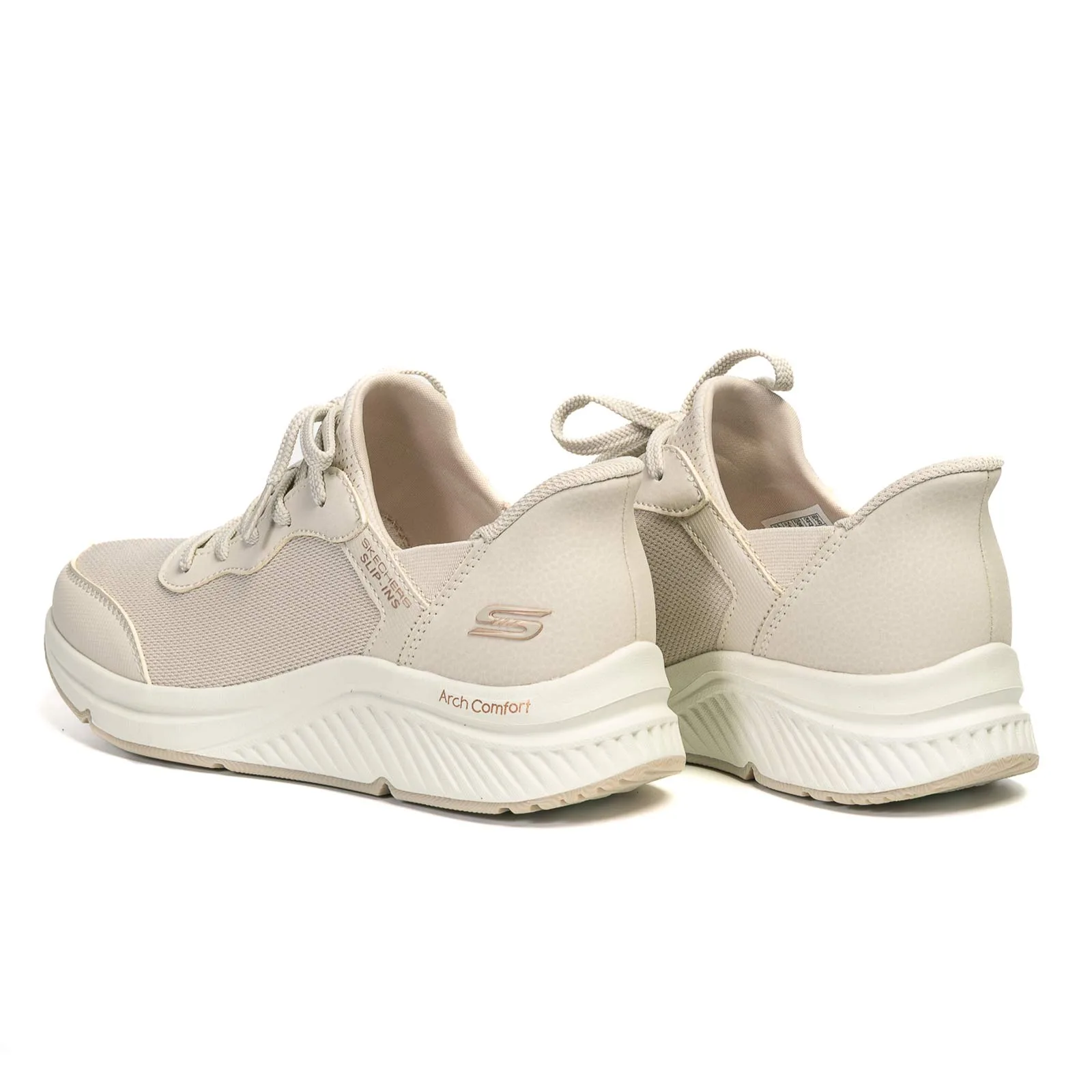 SKECHERS 117627 BEIGE - Imagen 4