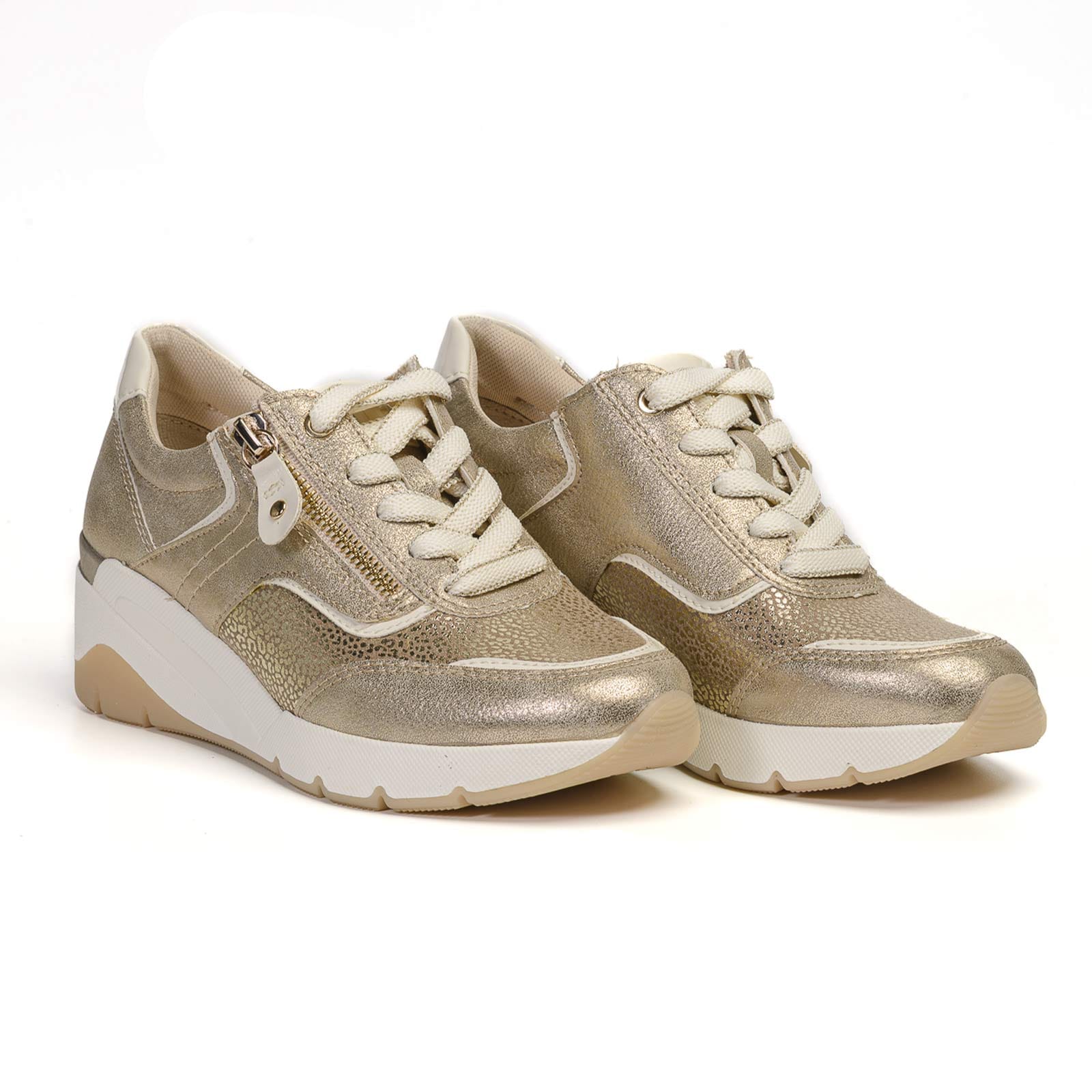 Jana PV26 3 4 Sneaker FORNES Dorado - Imagen 4