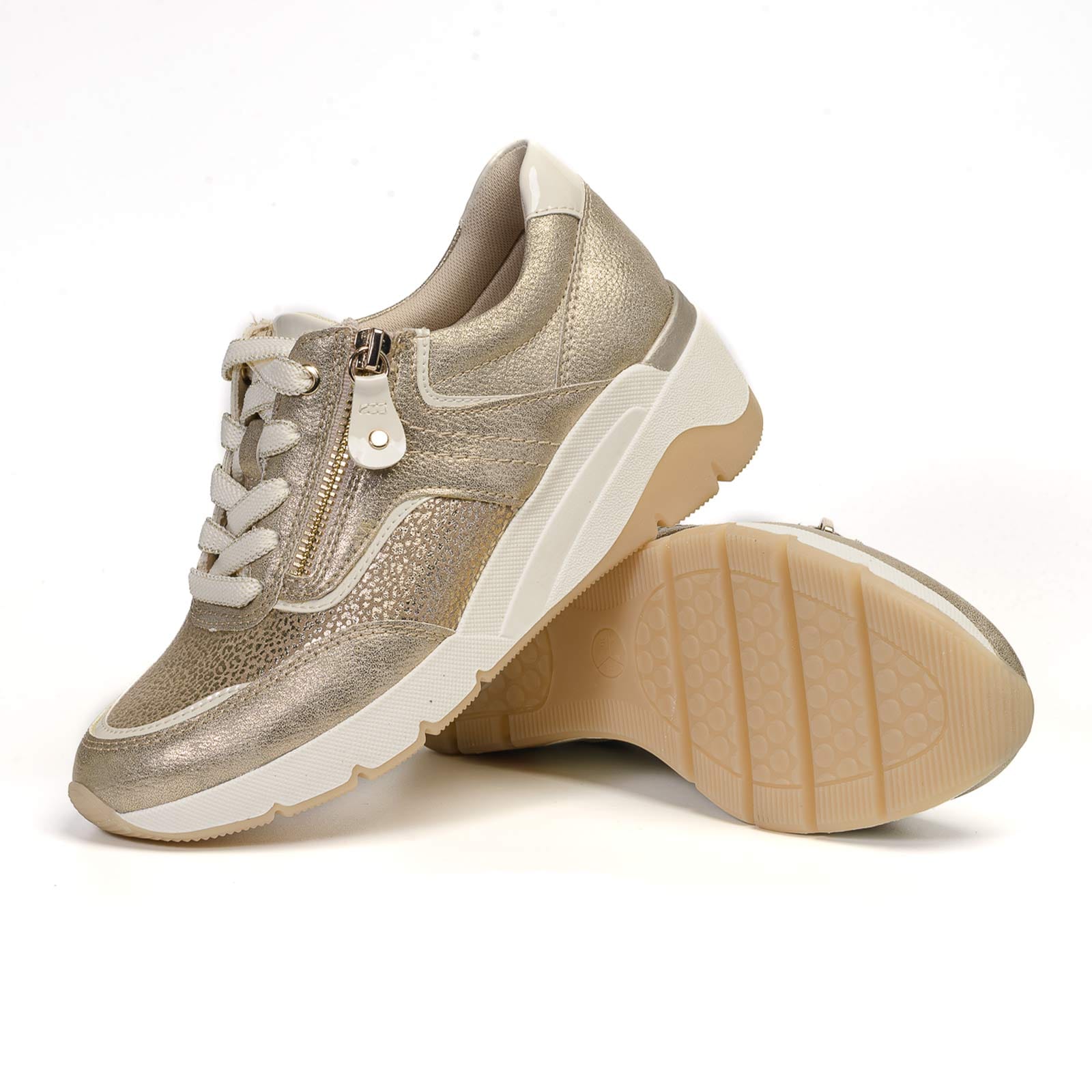 Jana PV26 5 6 Sneaker FORNES Dorado - Imagen 6