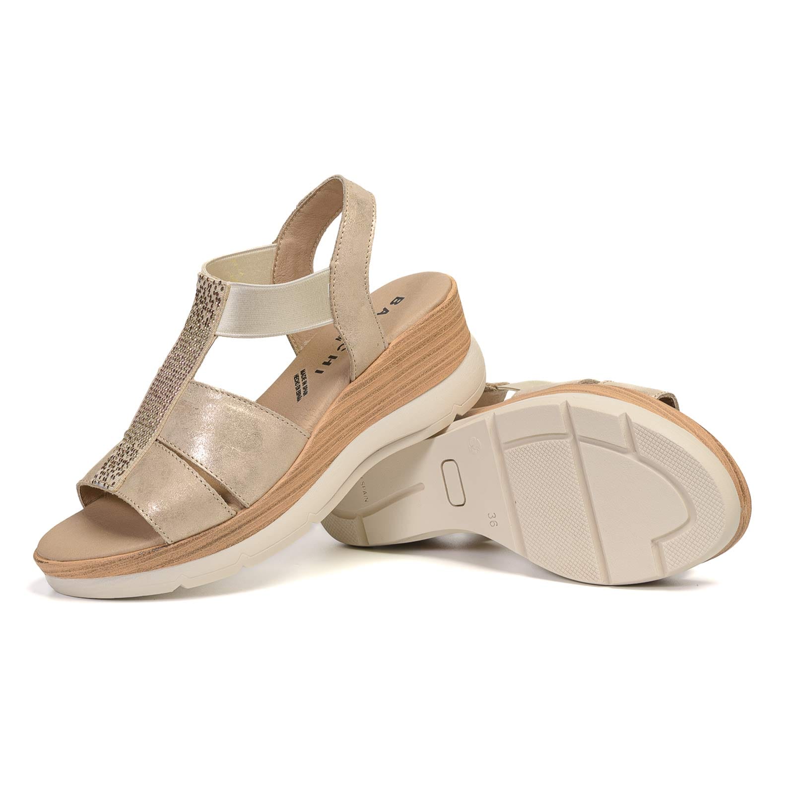 Baerchi PV2026 5 6 Sandalia MUNICH Dorada - Imagen 6