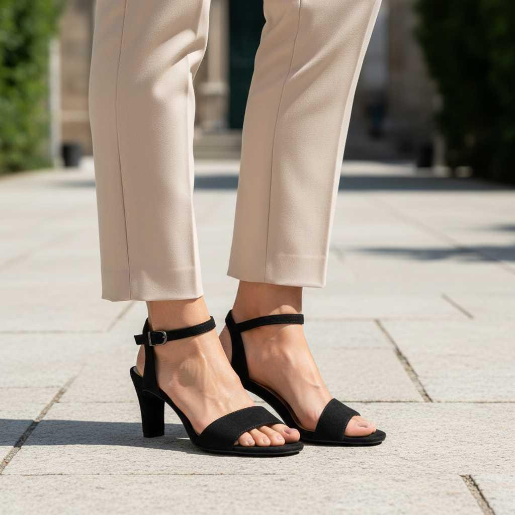 Tamaris IA PV 39 2 Sandalia MAR Negra - Imagen 2