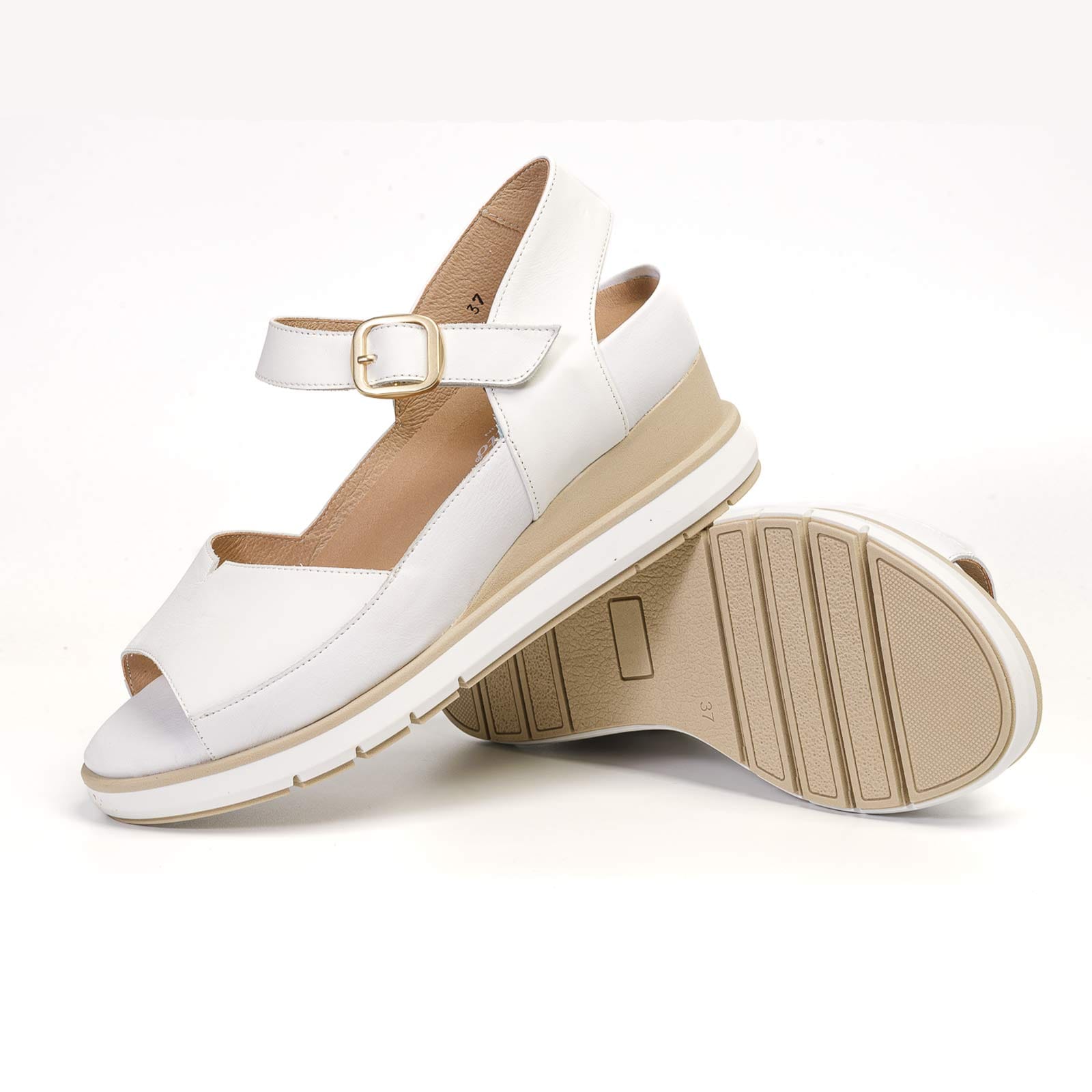 piesanto PV26 125 6 Sandalia PAULA Blanca - Imagen 6