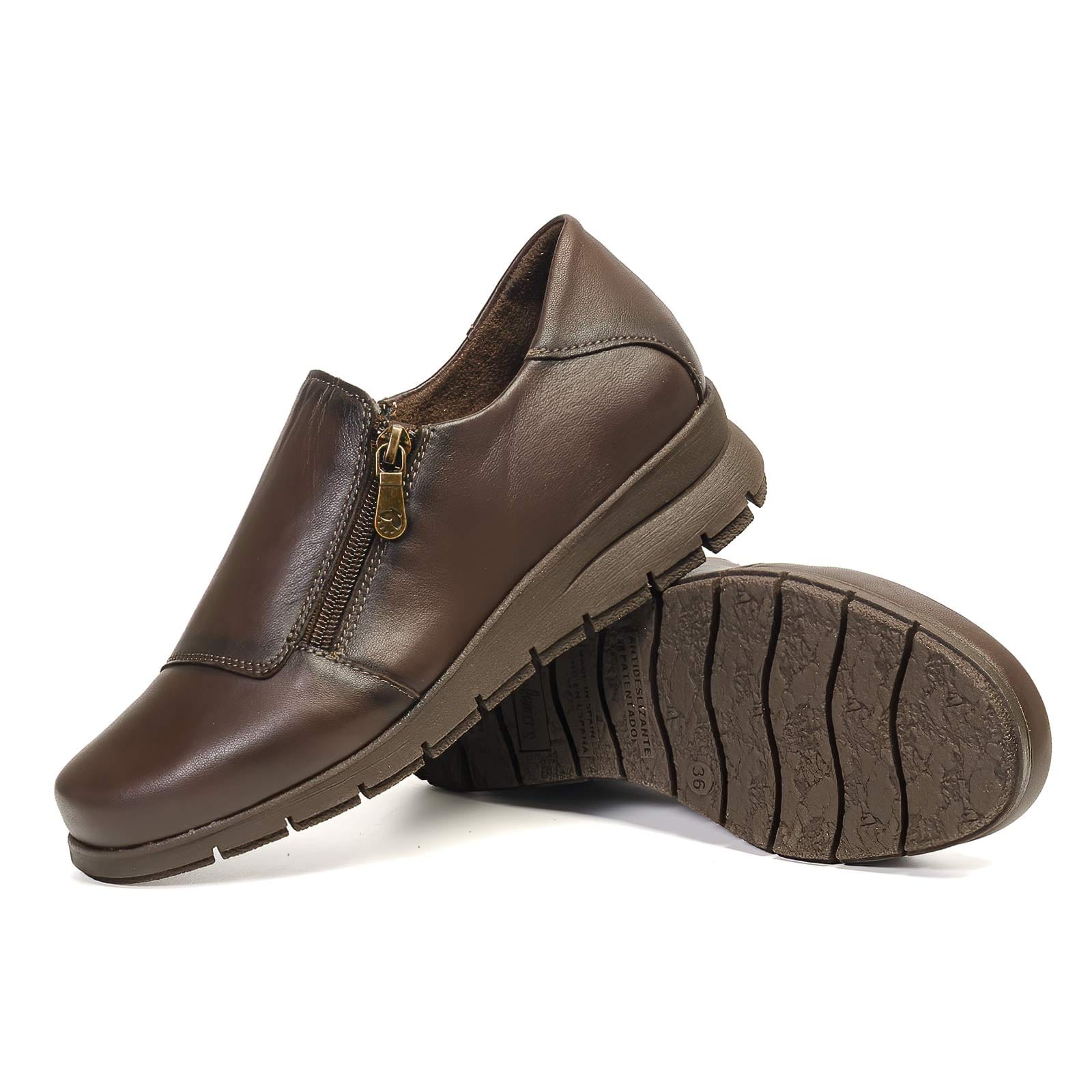 Valerias OI 27 10 5 Zapato LEÓN Marrón - Imagen 5