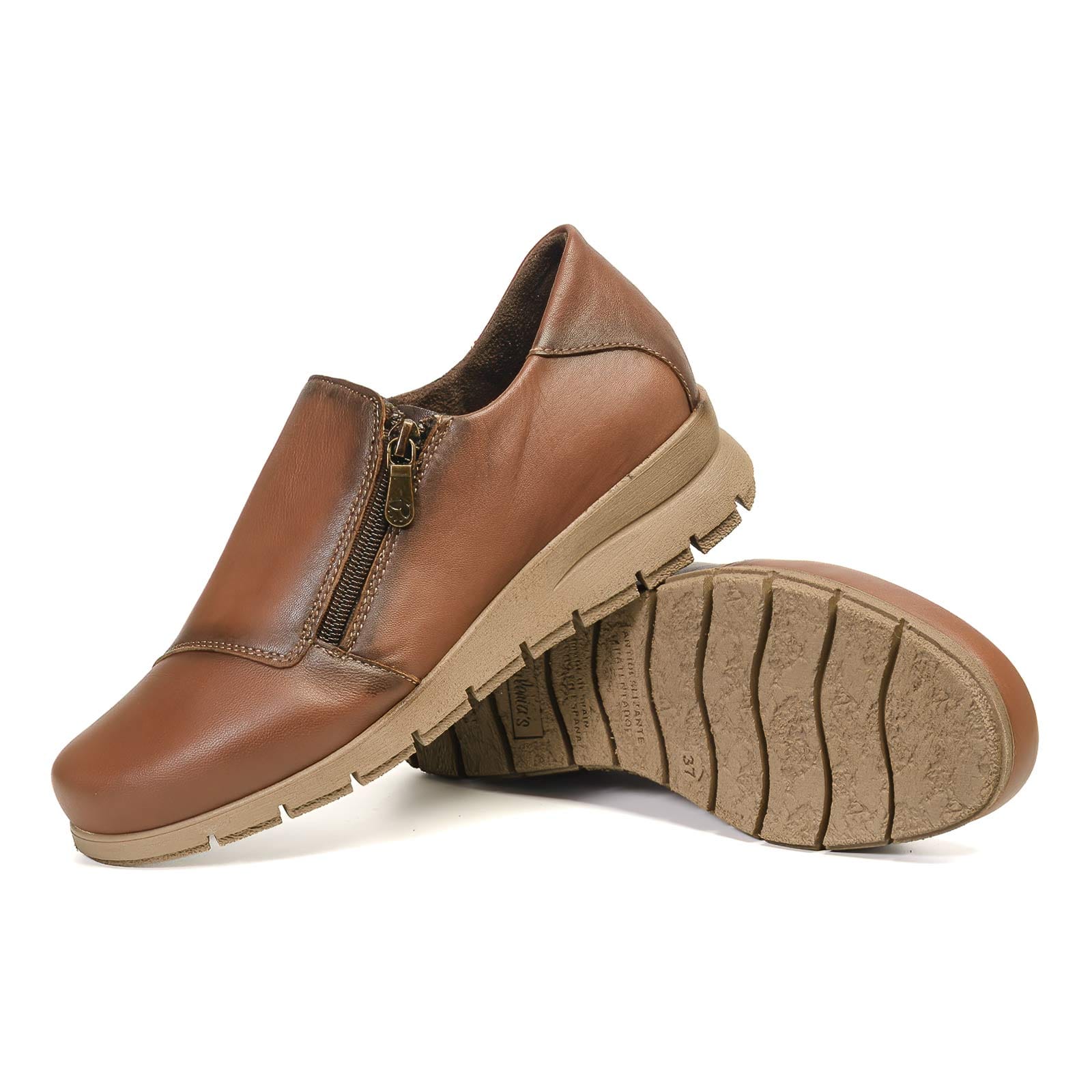 Valerias OI 27 15 5 Zapato LEÓN Cuero - Imagen 5